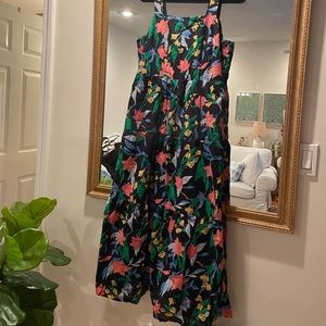 J Crew floral maxi dress